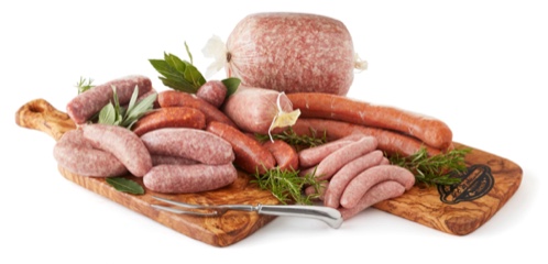 Raw Fresh Sausages